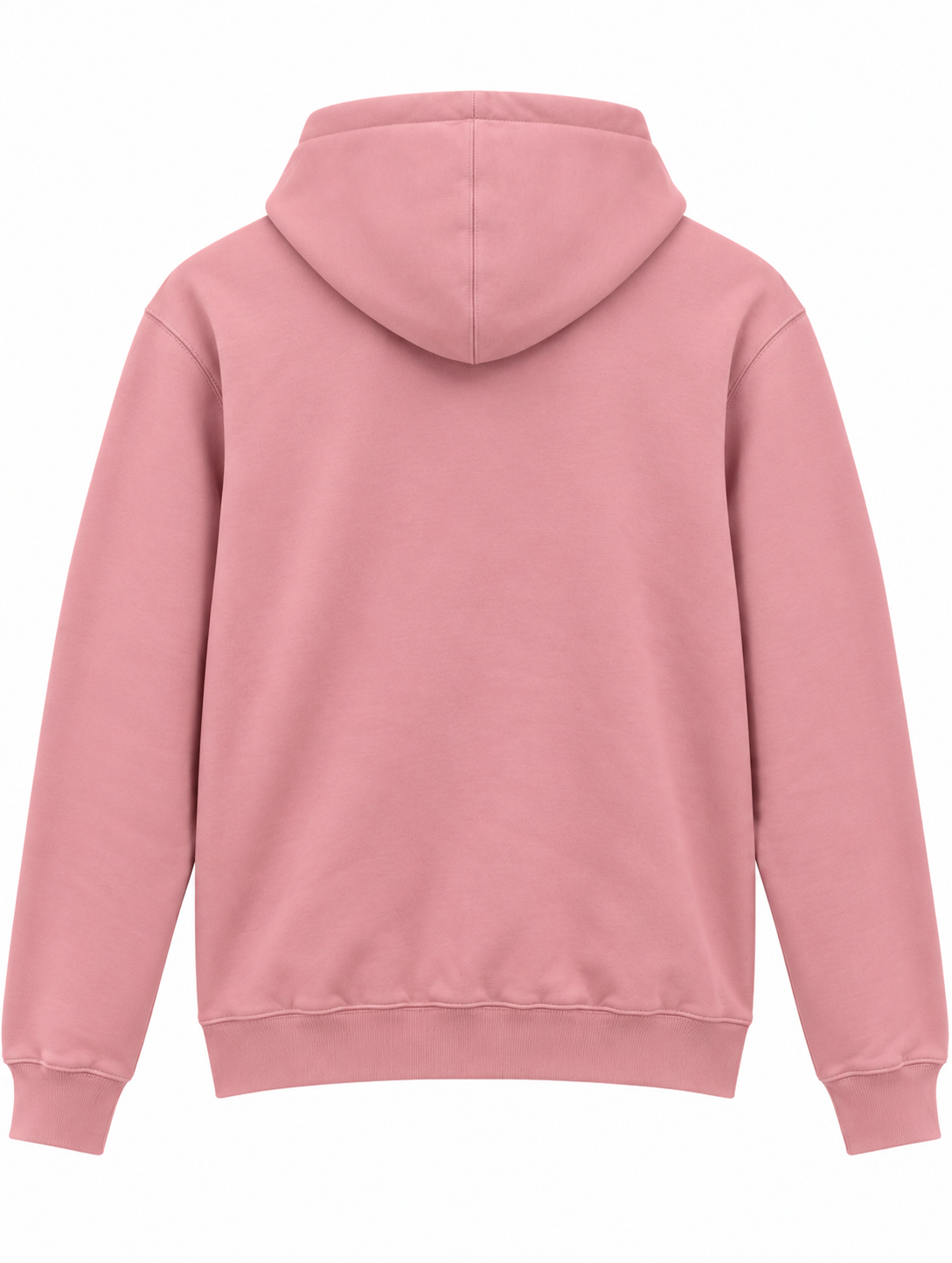 Never Forget White Puffed Hoodie - Onion Pink