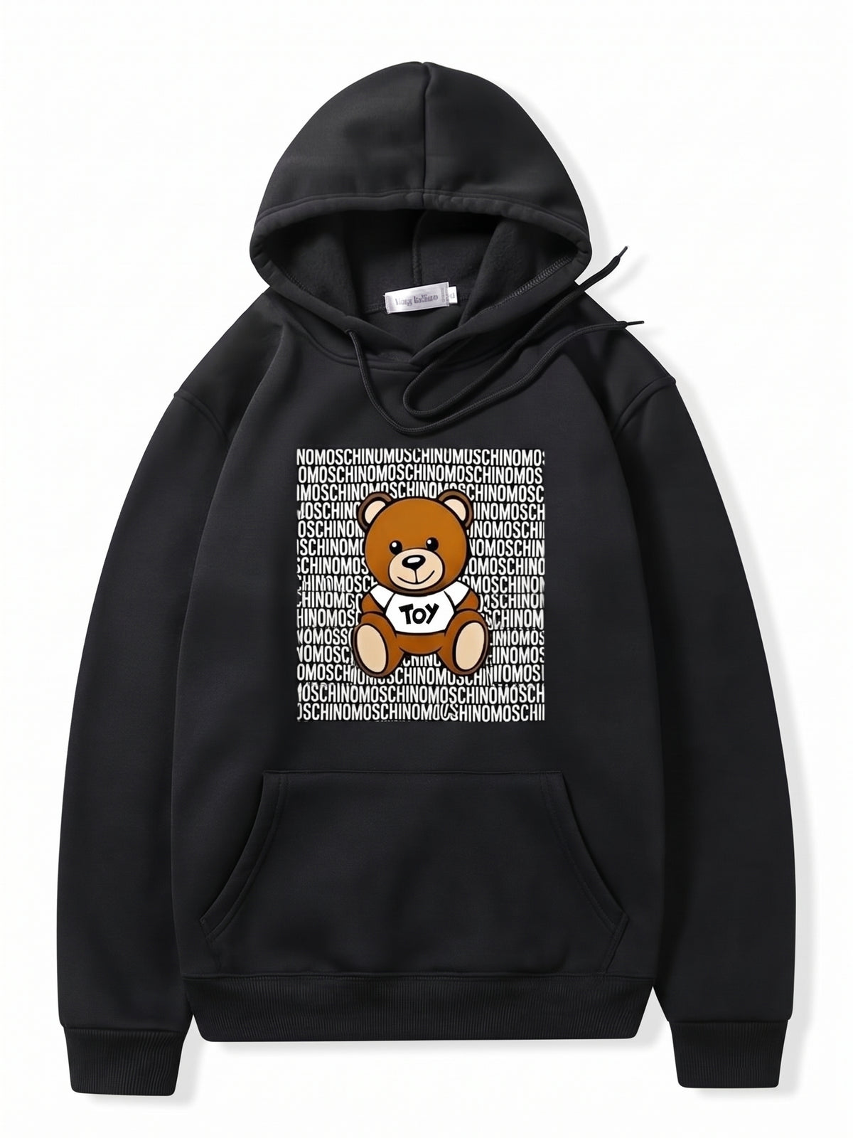 Moschino Box Hoodie - Black