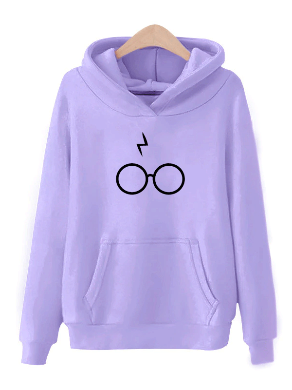 Hp Glasses Hoodie Lilac