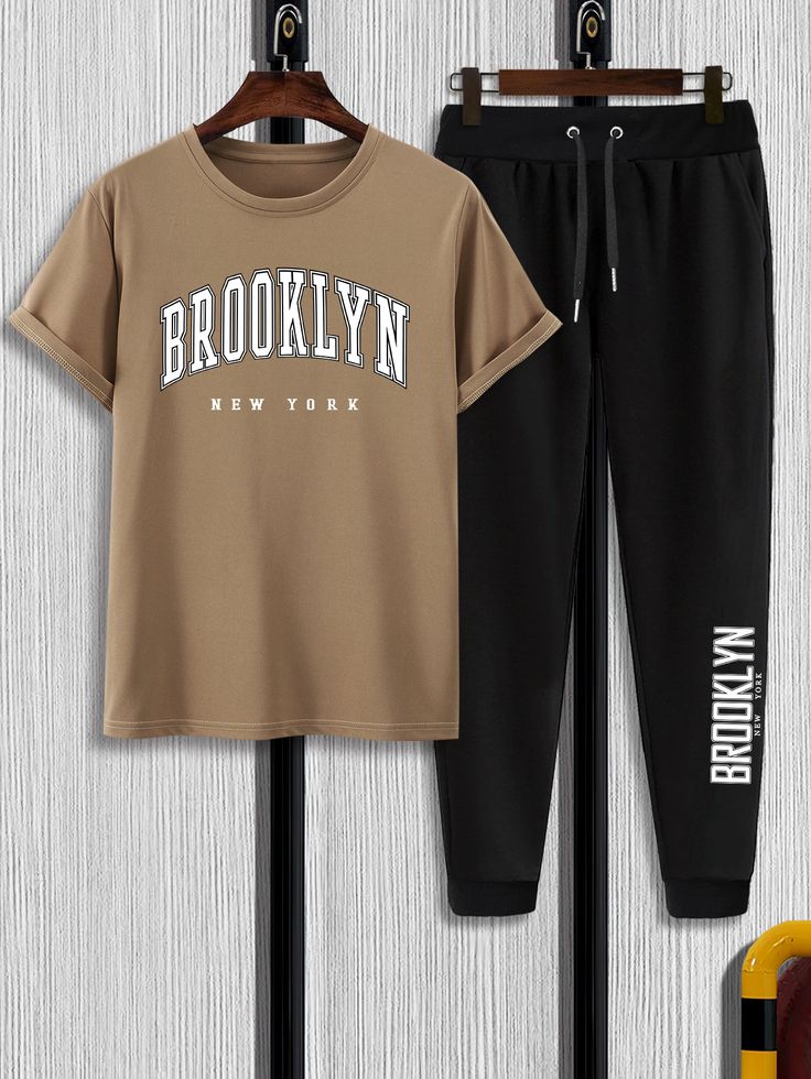 Brooklyn Tracksuit - Light Brown/Black