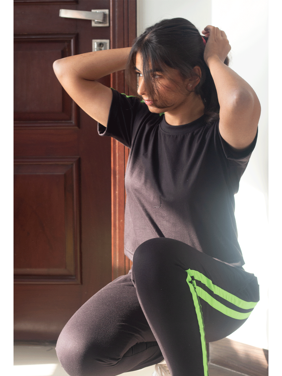 Neon Crop Tracksuit