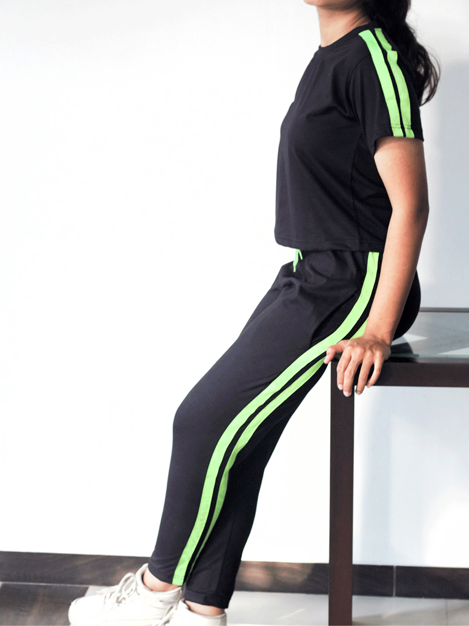 Neon Crop Tracksuit