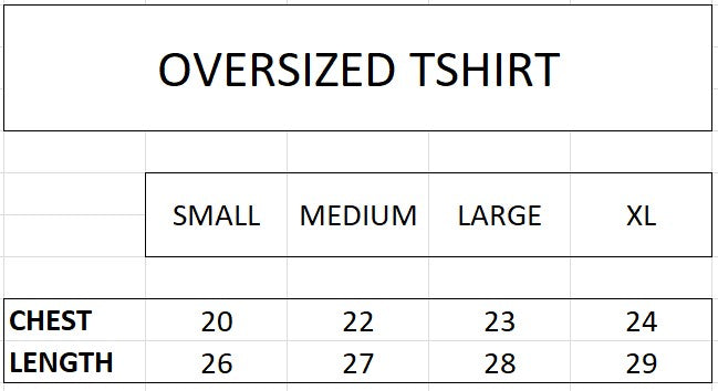 Red Truck Art Oversized Tshirt
