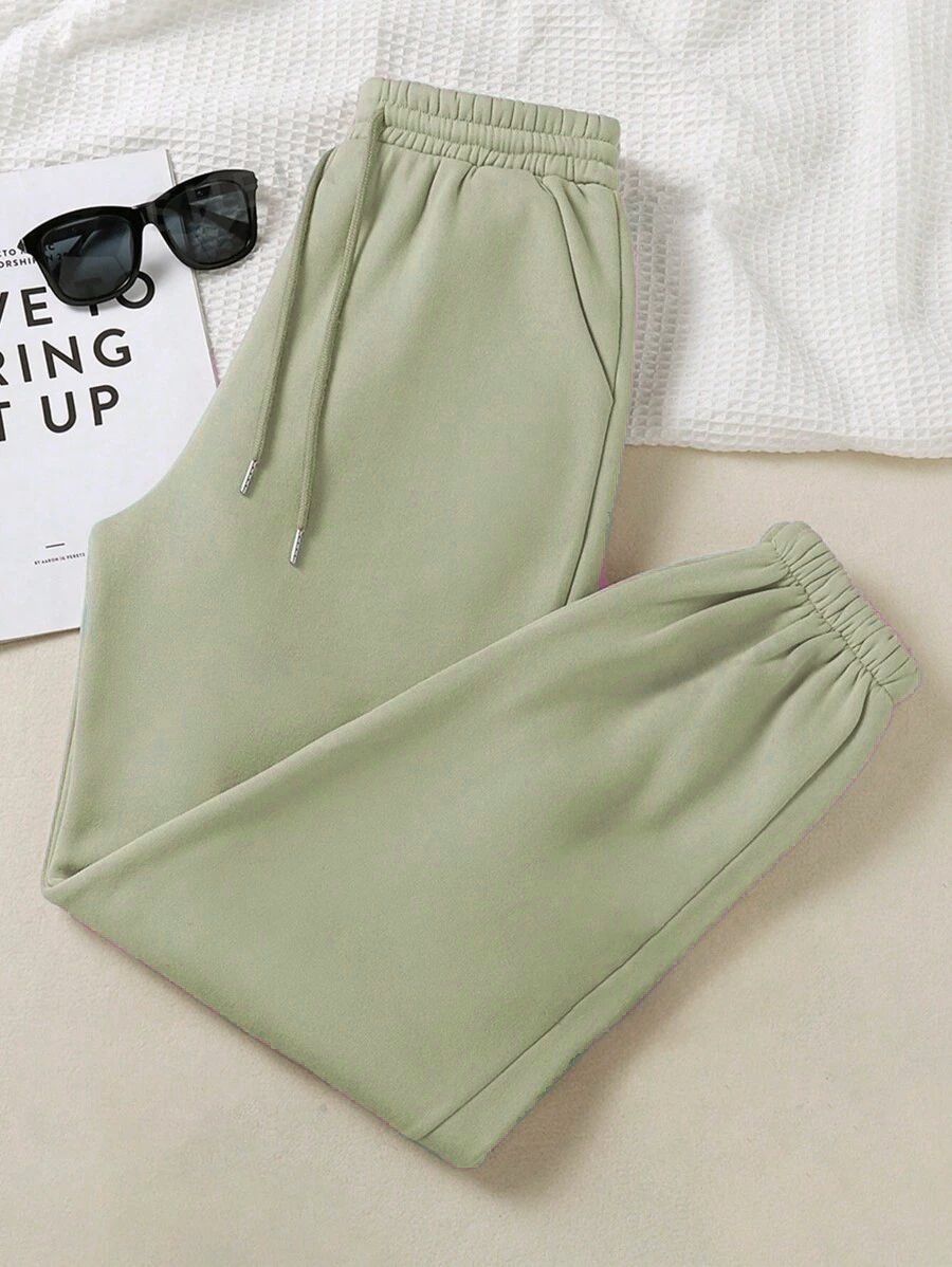 Mint Green Sweatpant for Winters