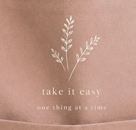 Cappuccino Pink Striped Take It Easy Zipped Tote Bag