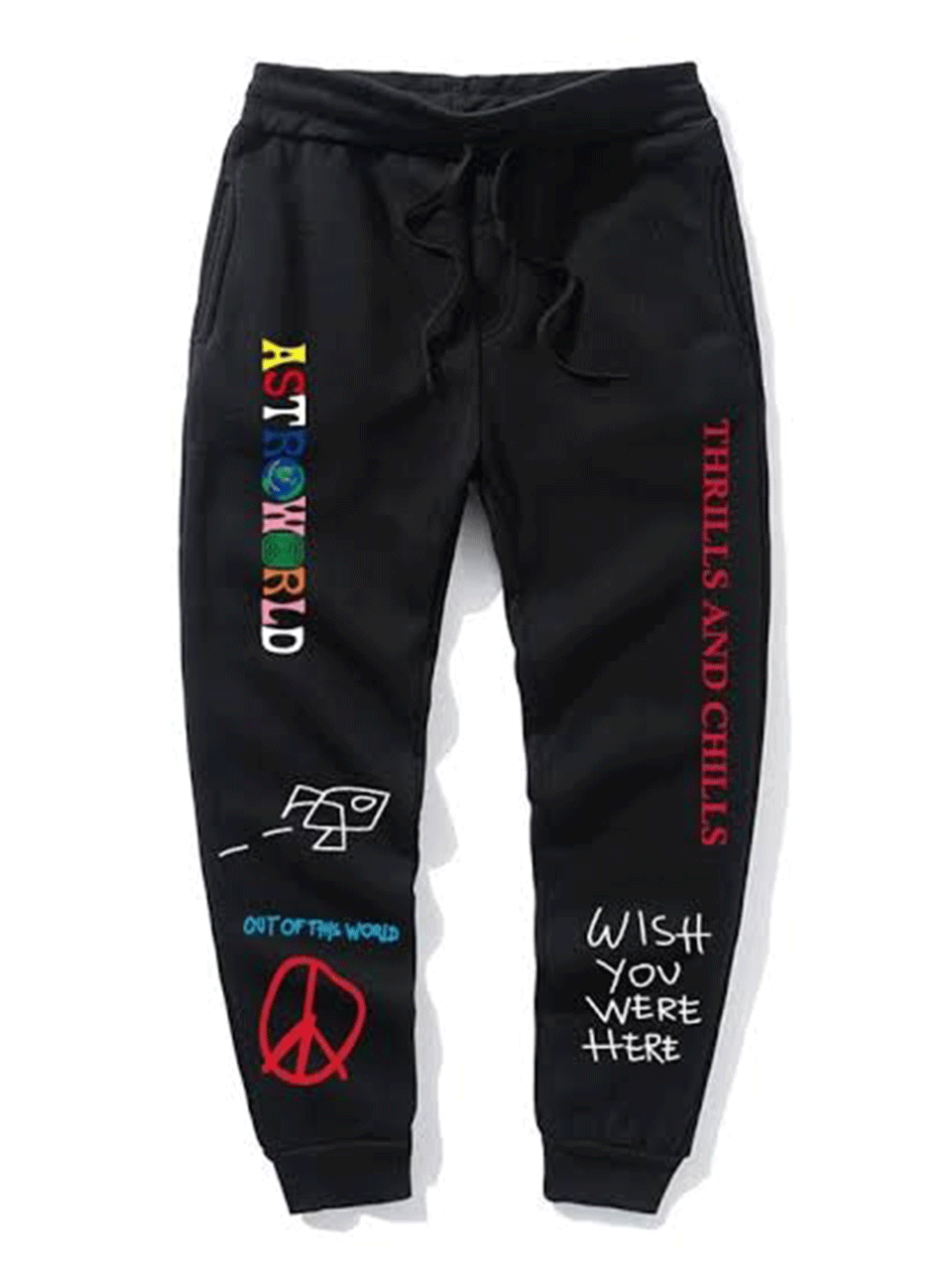 Astroworld Summer Trouser - Black