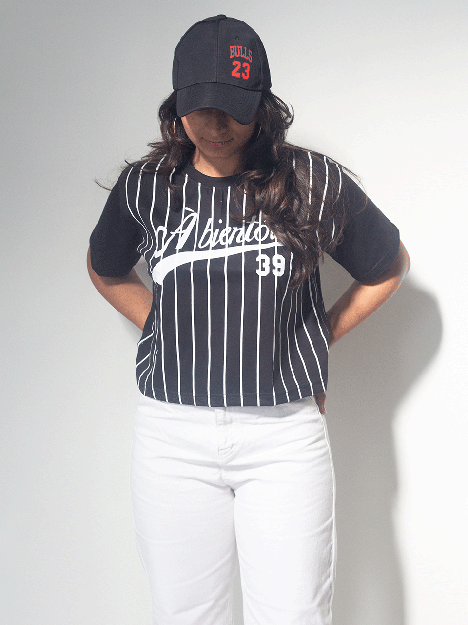 Black Abiento 39 Crop Tshirt