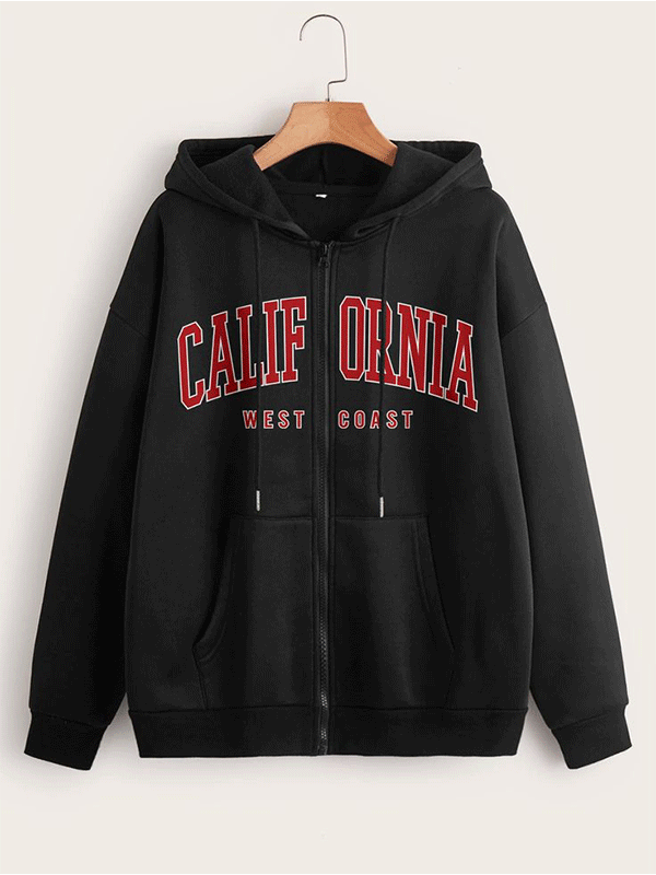California Zipper - Black