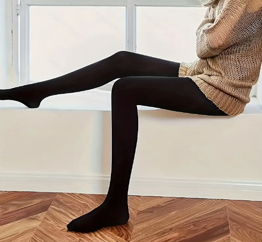 Black Opaque Stocking / Leggings for Women