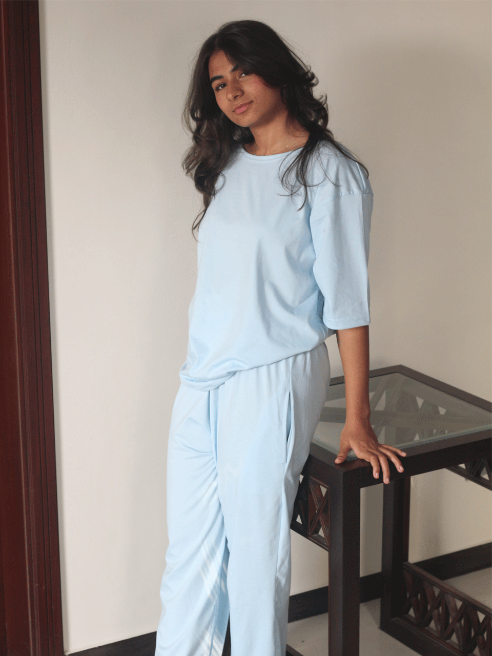 Sky Blue Basic Coord Set