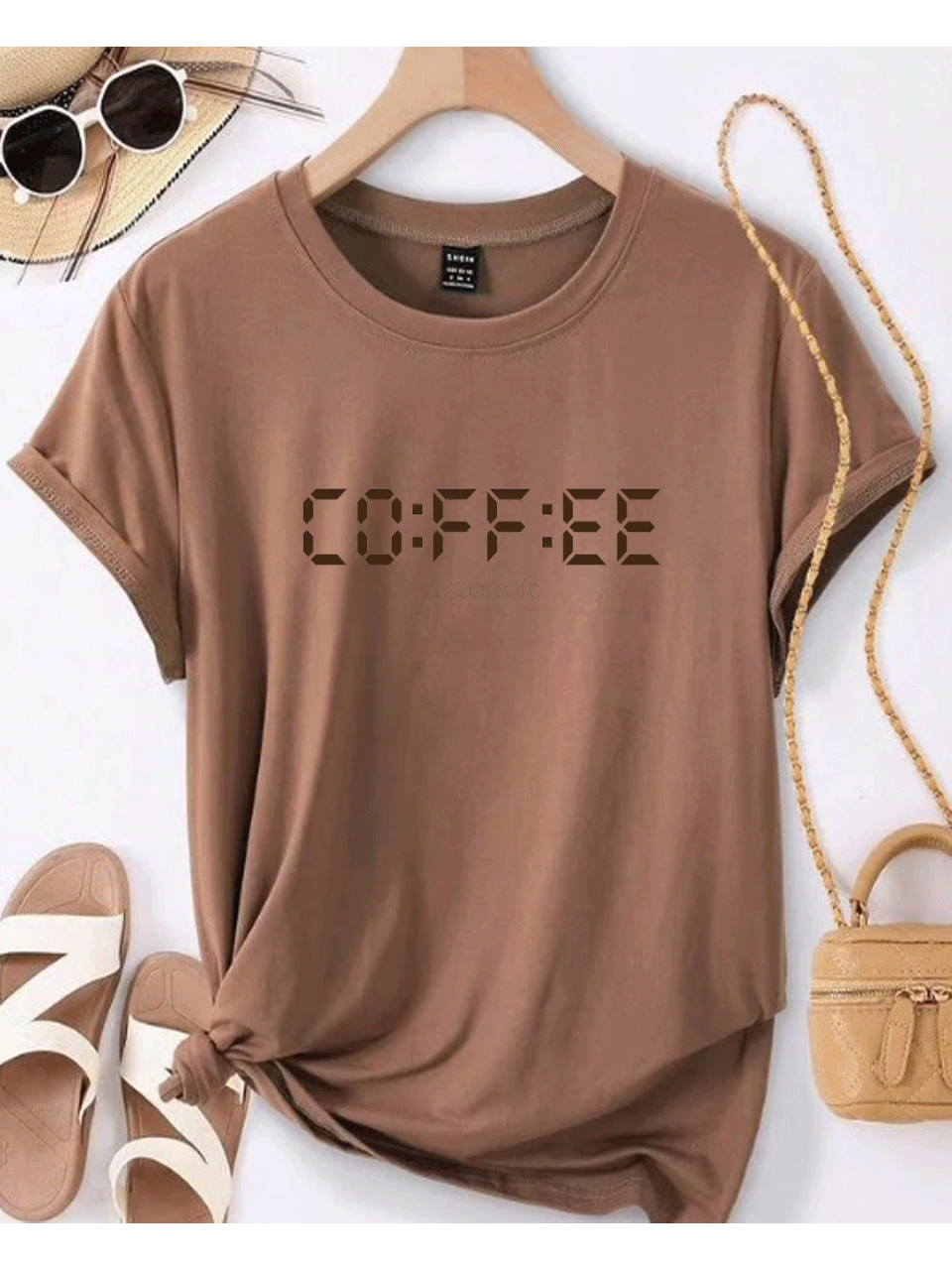 Coffee Tshirt - Mud Brown