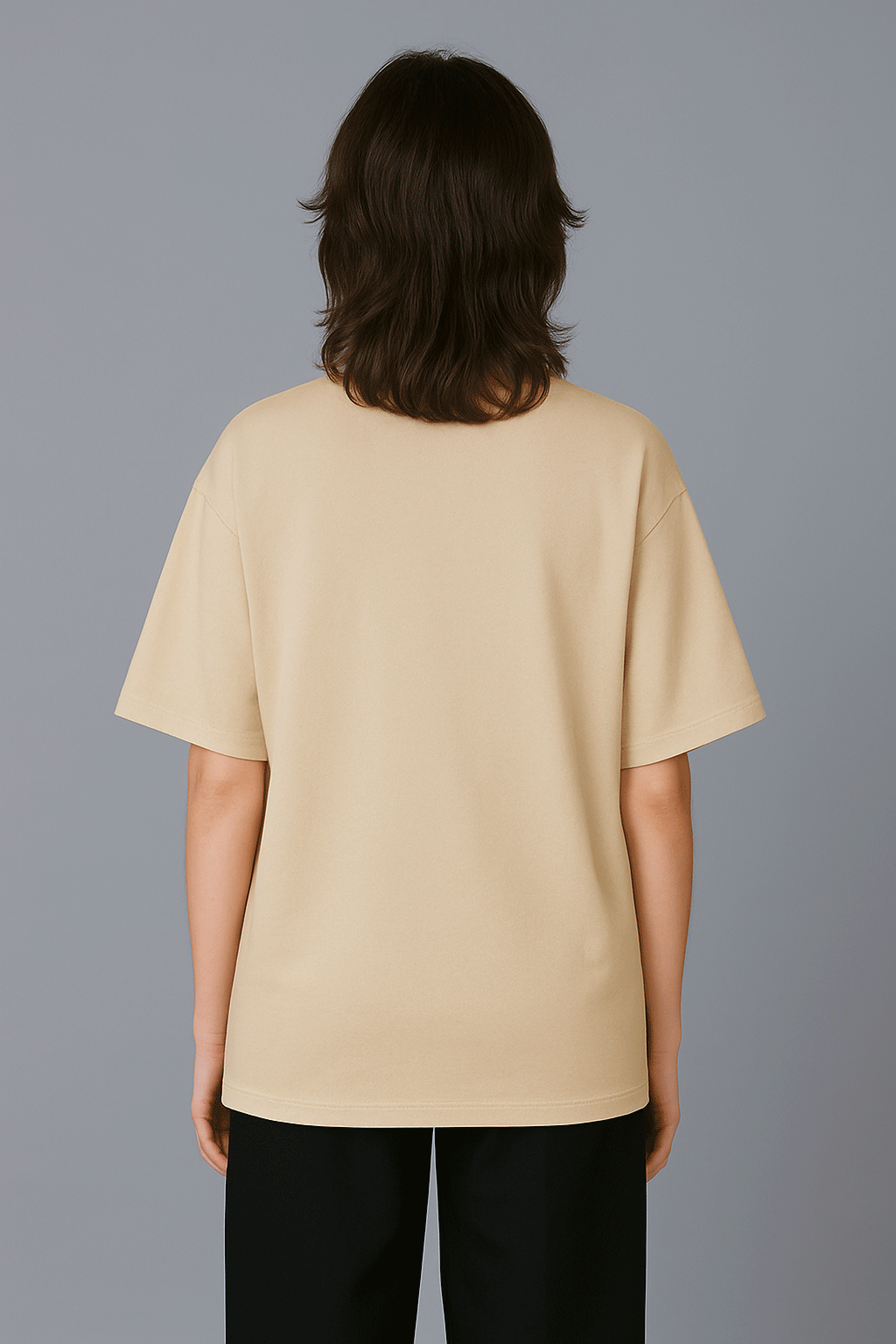 Flower Child Oversized Tshirt - Beige