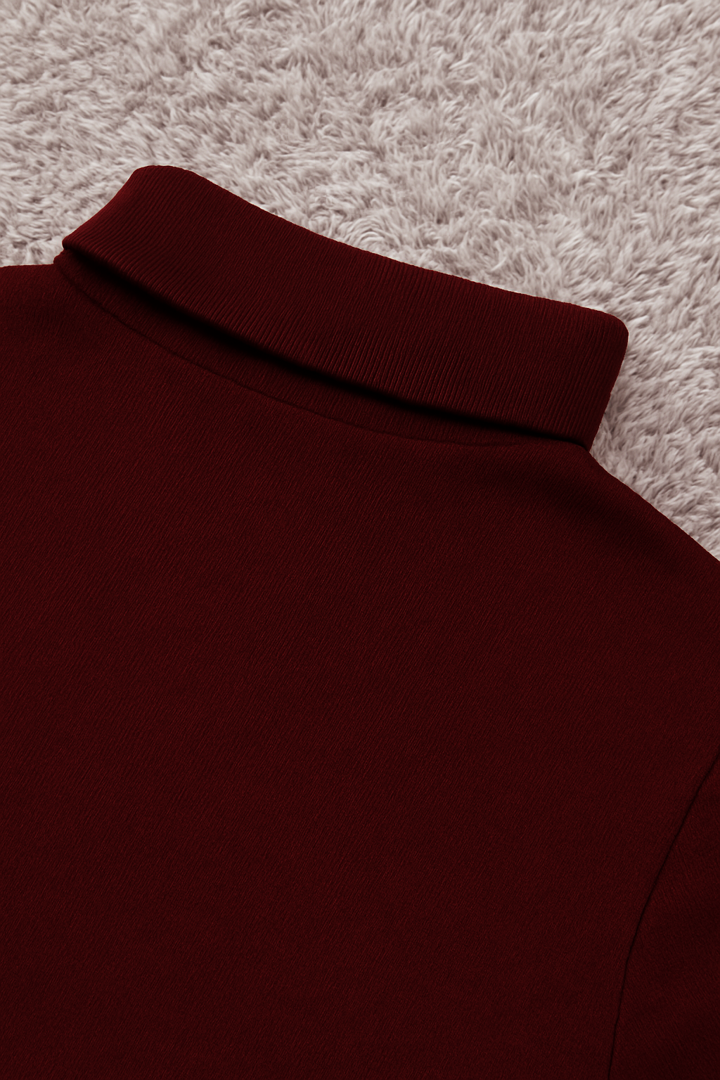Maroon Turtle Neck for Women
