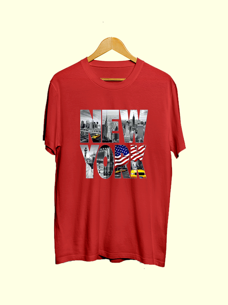 New York Tshirt - Red