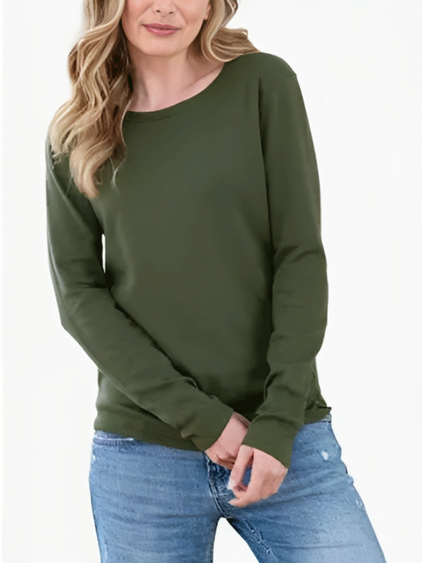 Olive Full Sleeve Tshirt