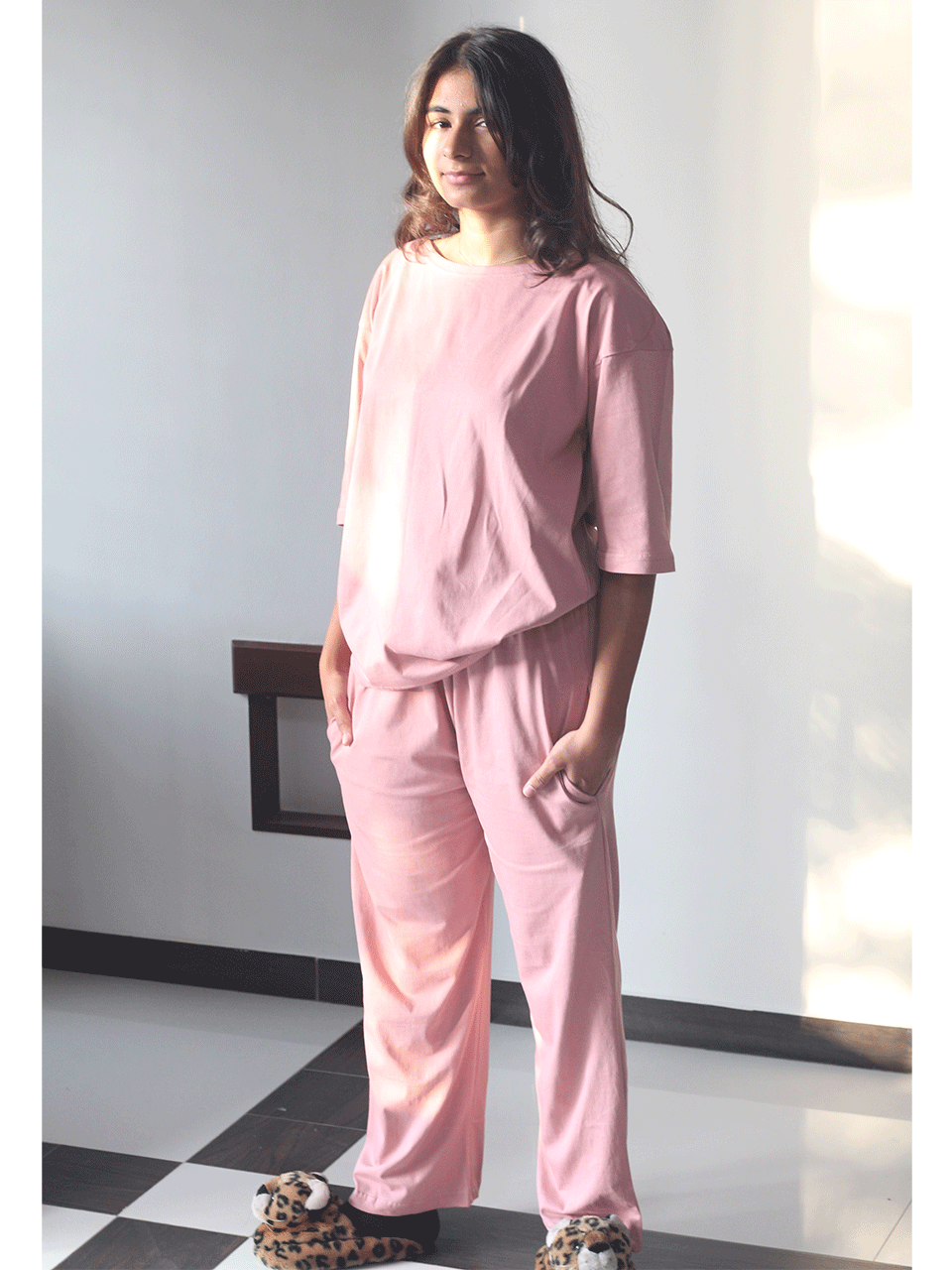 Pink Basic Coord Set