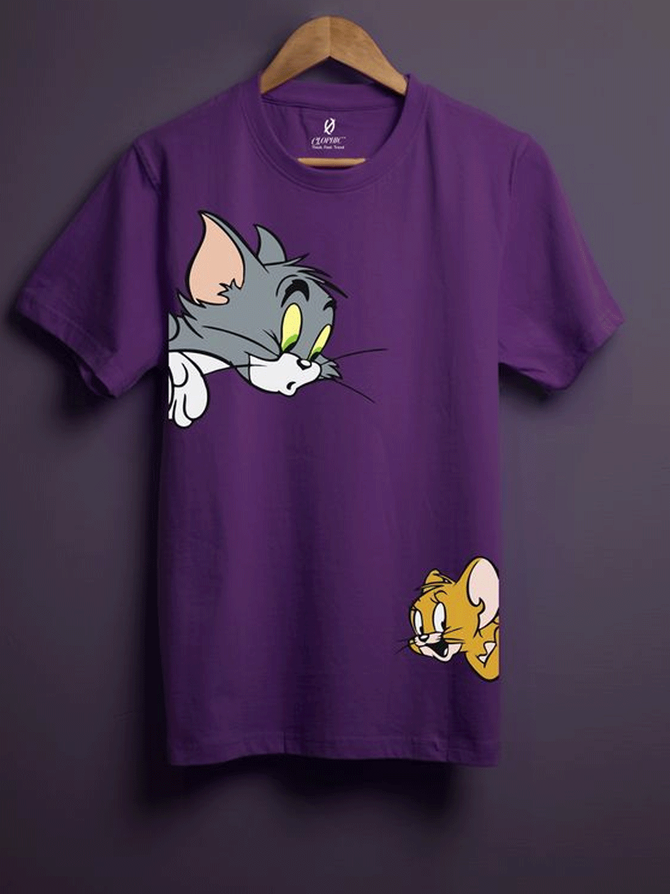 Tom and Jerry Tshirt - Purple