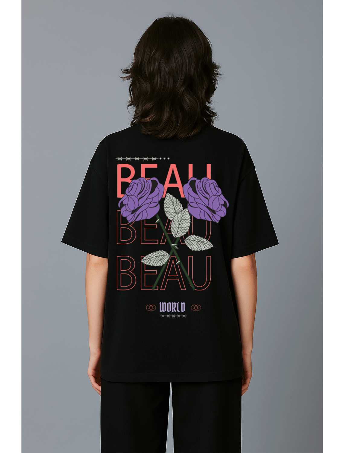 Beauty Oversized Tshirt - Black
