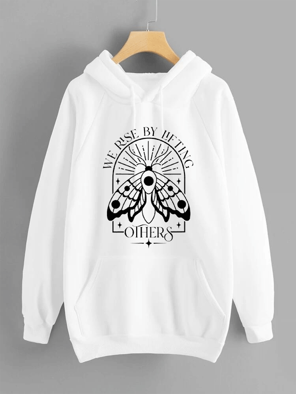 We Rise Hoodie - White