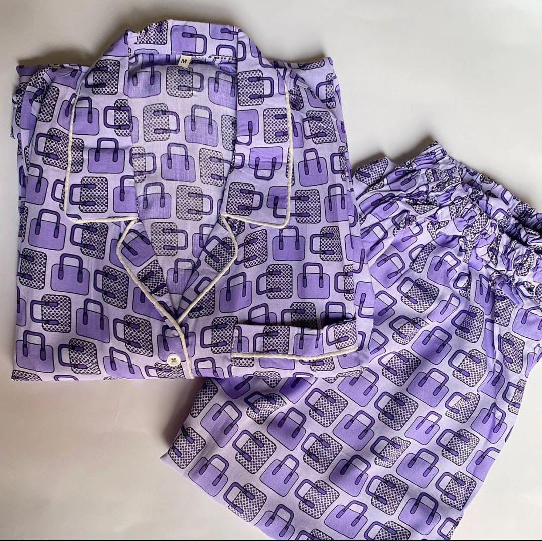 Lilac Pjs Set