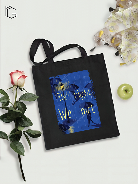 The Night We Met Tote Bag - Black