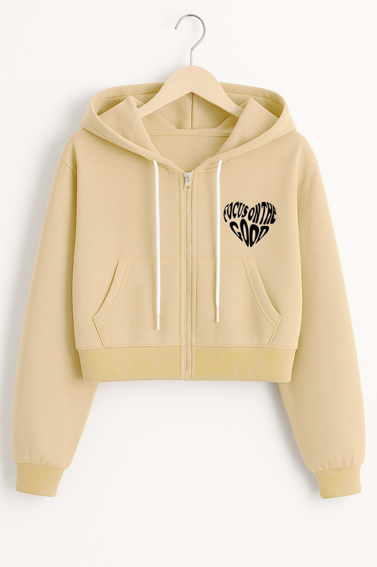 Focus On Good Crop Zipper