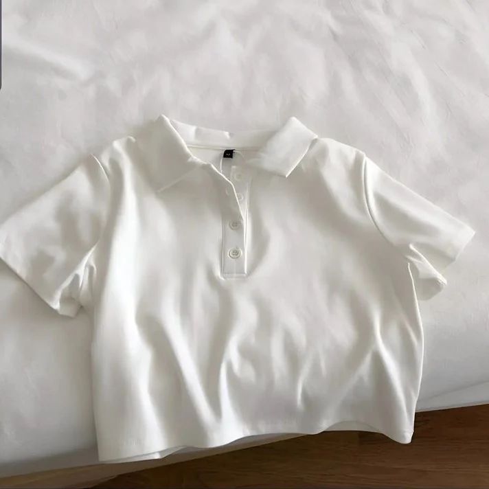 Crop Polo Shirt