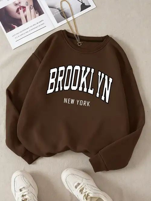 Brooklyn Sweatshirt - Brown