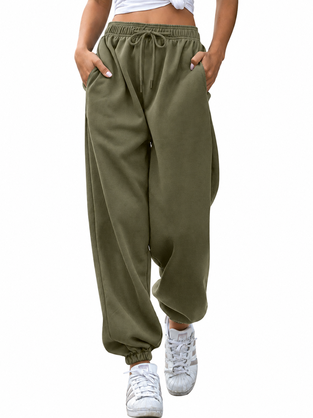 Olive Sweatpants for Winters