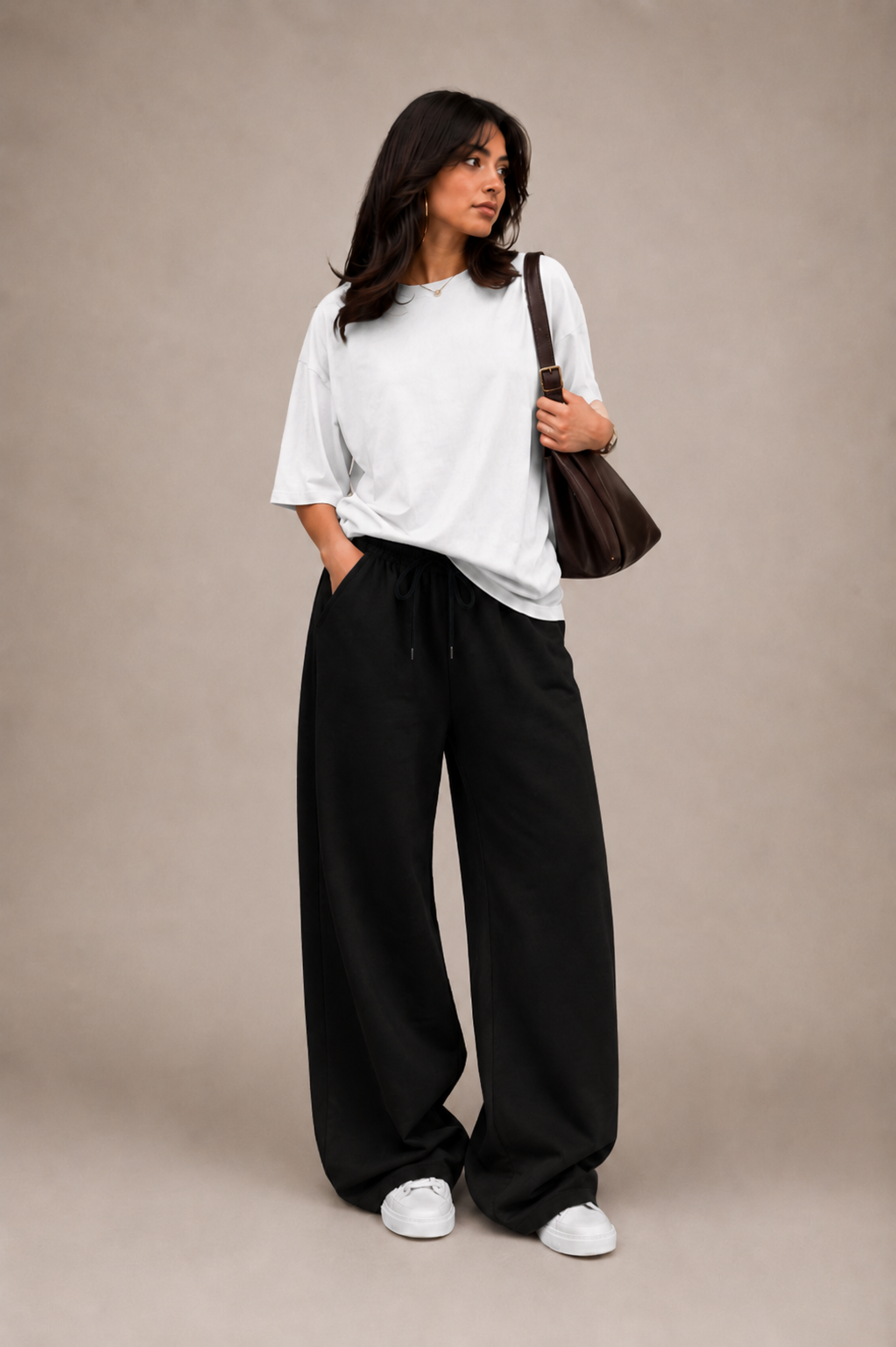 Oversized Comfort Matching Set (Black & White)
