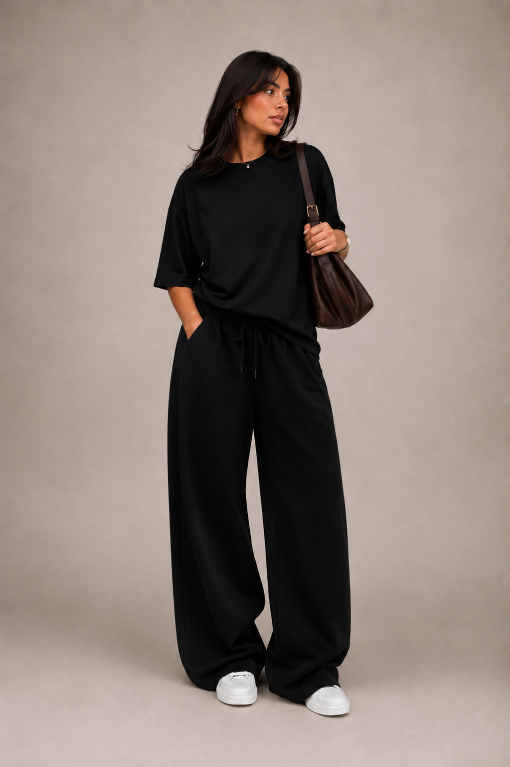 Oversized Comfort Matching Set (Black & Black)
