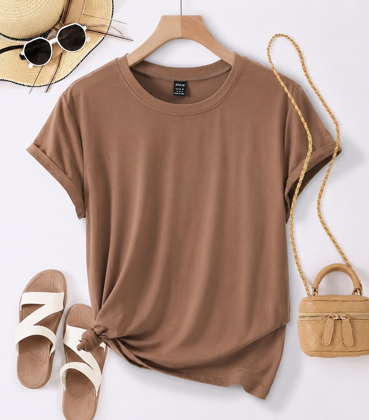 Mud Brown Basic Tshirt