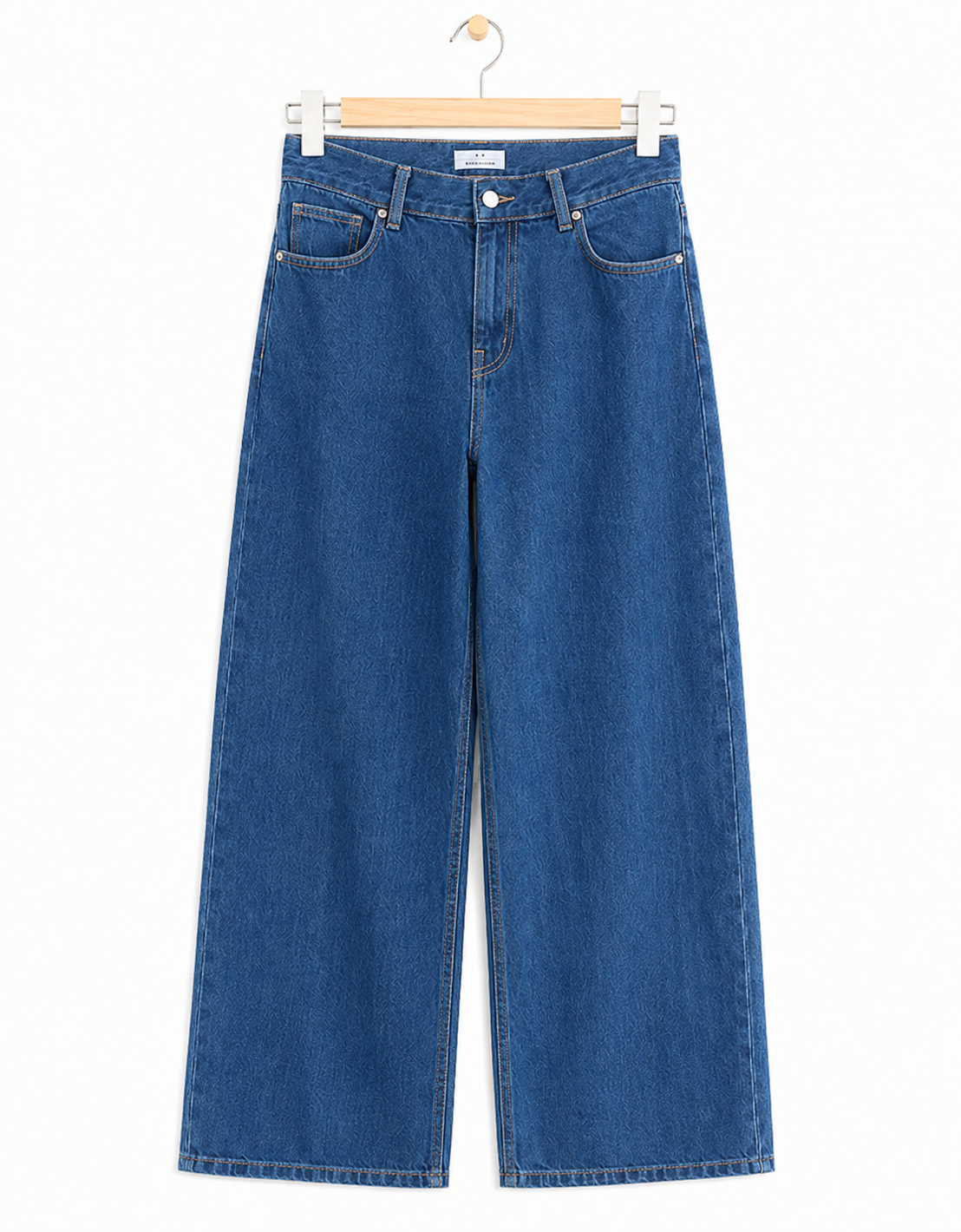 Wide Leg Jeans - Dark Blue