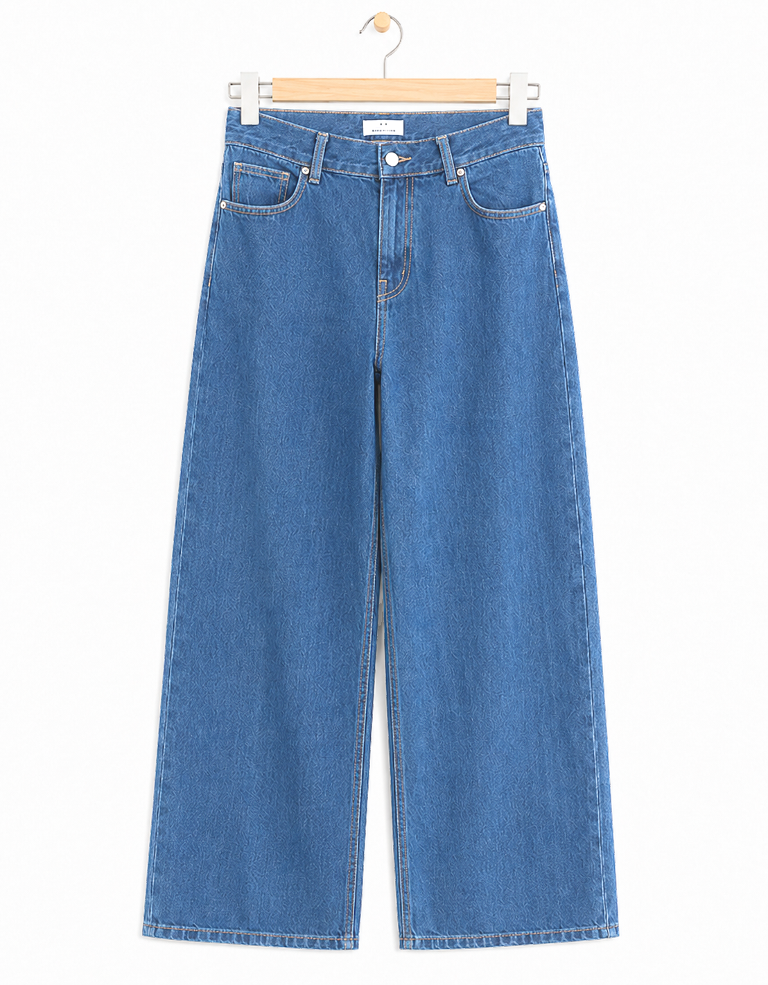 Wide Leg Jeans - Ice Blue