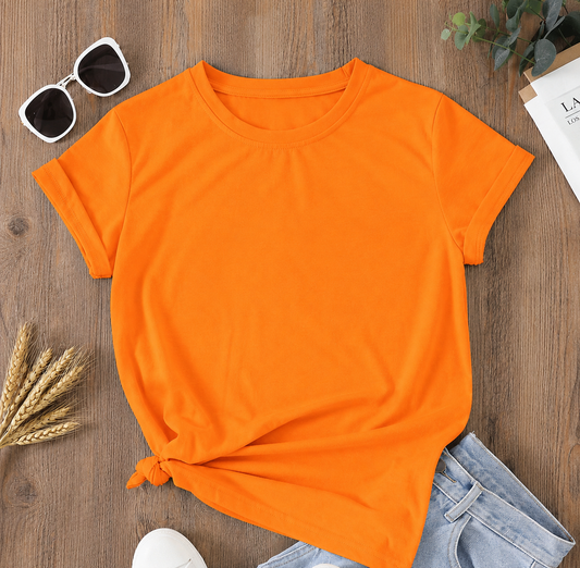 Orange Basic Tshirt