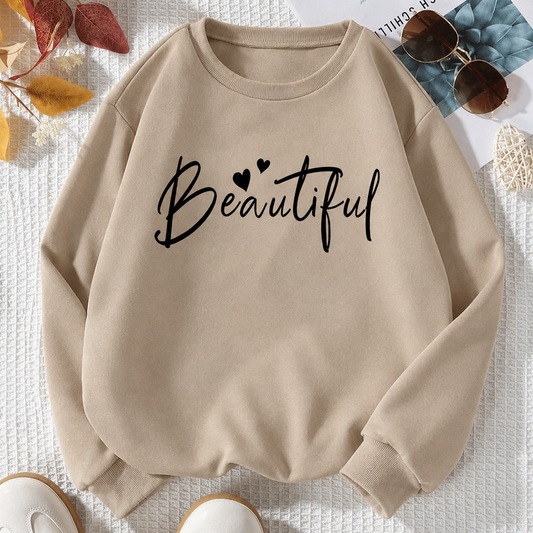 Beautiful Sweatshirt - Beige