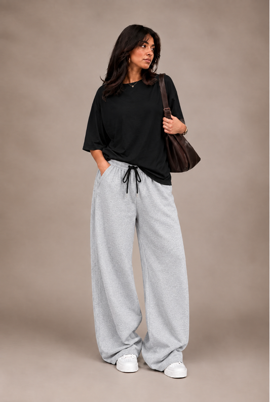 Oversized Comfort Matching Set (Grey & Black)