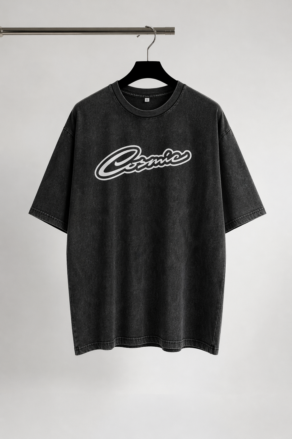 Cosmic Acid Wash Oversized T-shirt - Grey