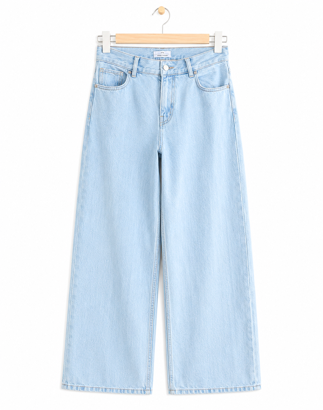 Wide Leg Jeans - Ice Blue