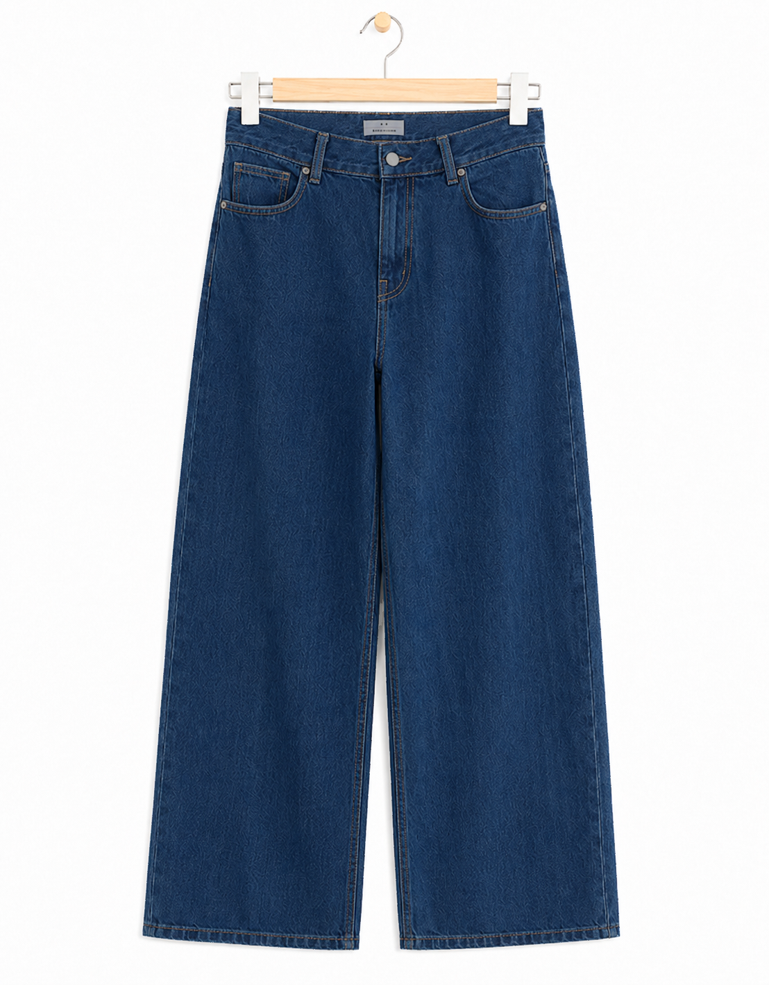 Wide Leg Jeans - Dark Blue
