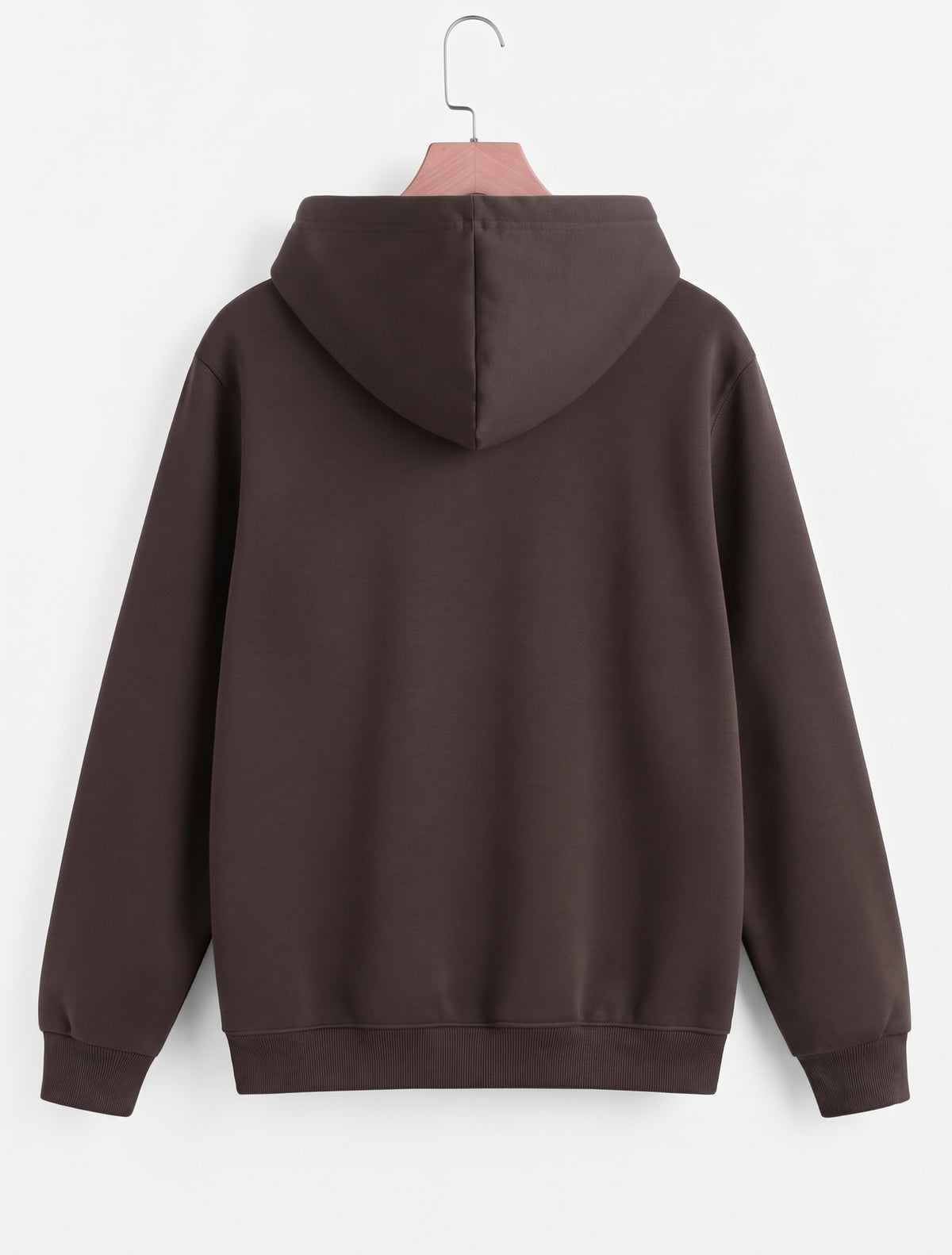 For The Culture White Puffed Hoodie - Brown