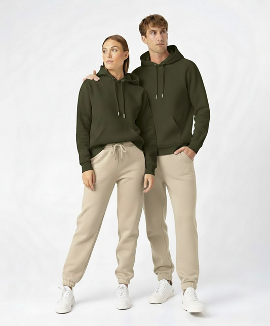 Solid Olive Beige Tracksuit