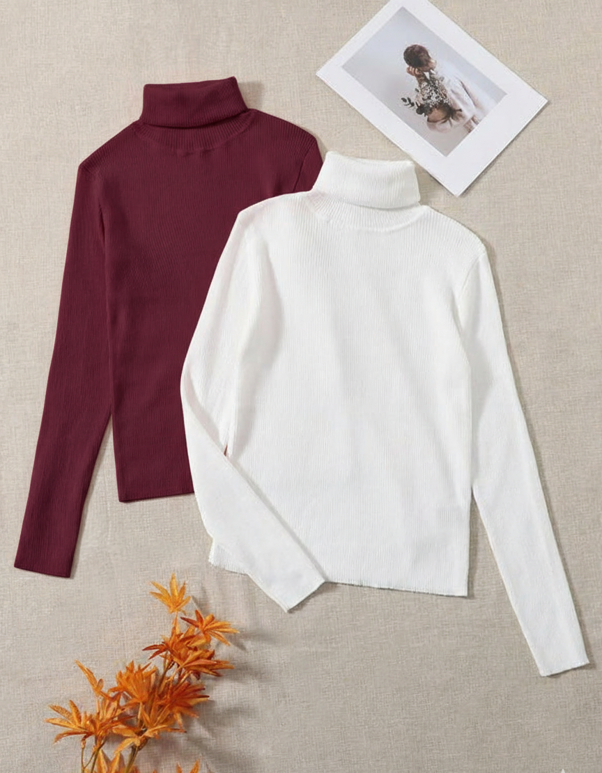 Pack Of 3 Turtle Highnecks