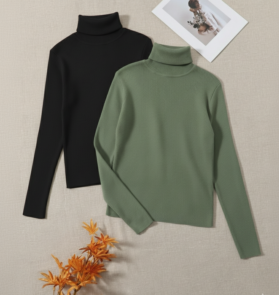 Pack Of 3 Turtle Highnecks