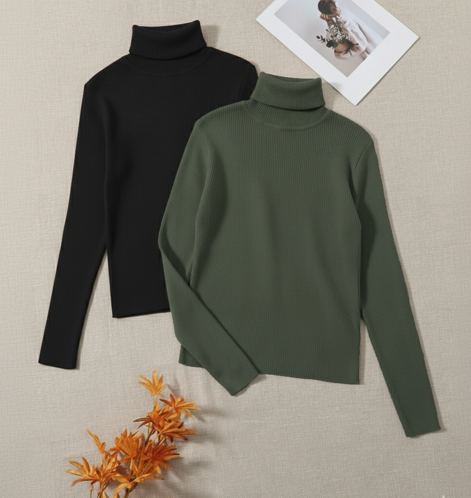 Pack Of 3 Turtle Highnecks