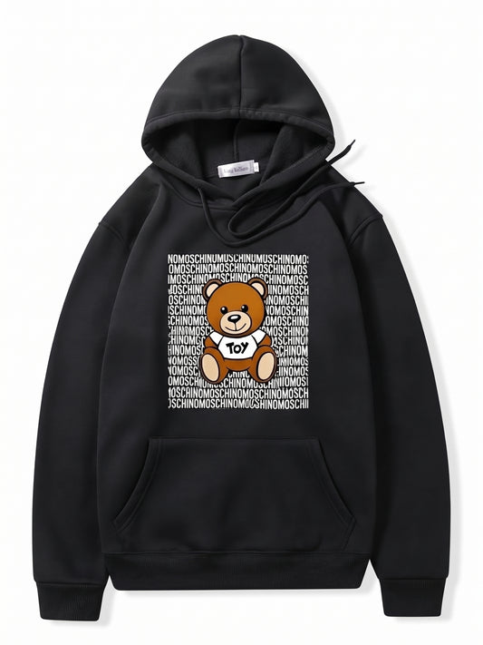Moschino Box Hoodie - Black