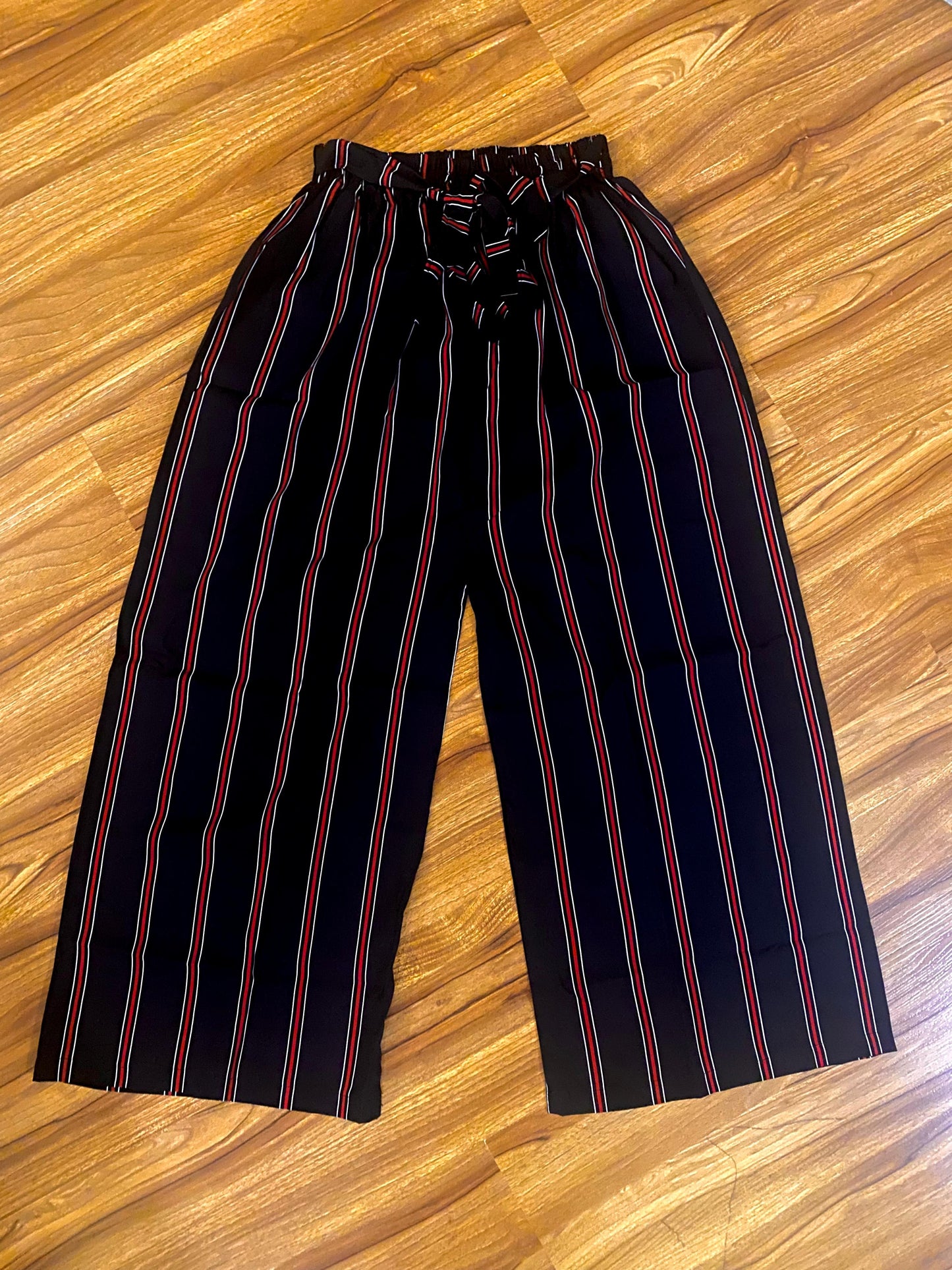 Red and White Plazi Trouser for omen