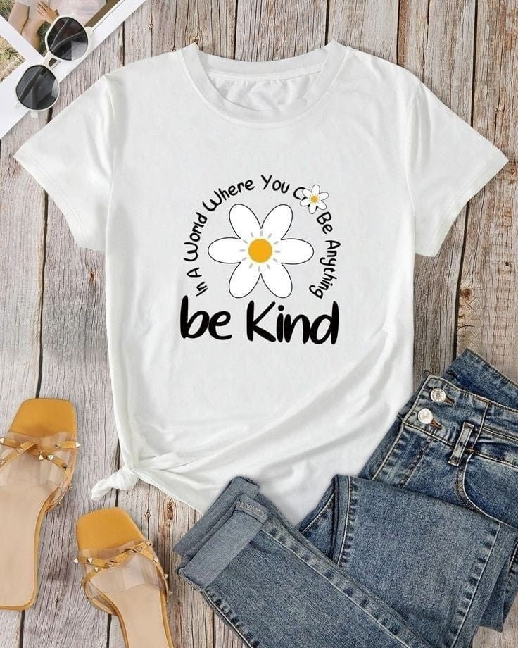 Be Kind Tshirt - White