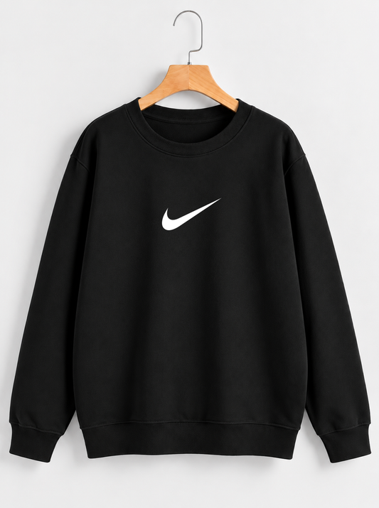 Tick Logo Sweatshirt - Black