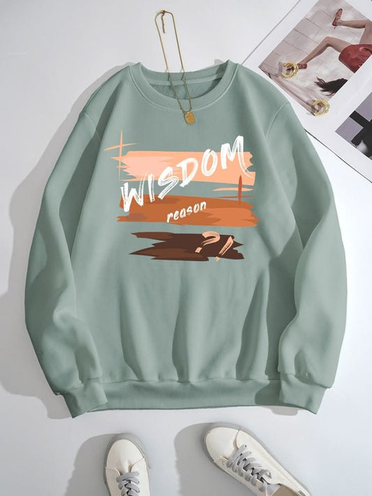 Wisdom Sweatshirt - Mint Green